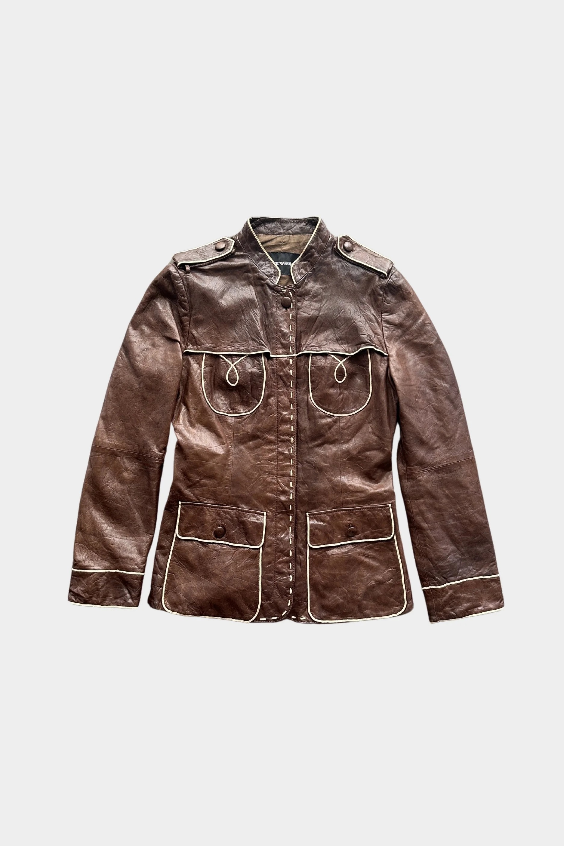 EMPORIO ARMANI archive leather jacket ジャケット・アウター EMPORIO ARMANI archive leather jacket ジャケット・アウター